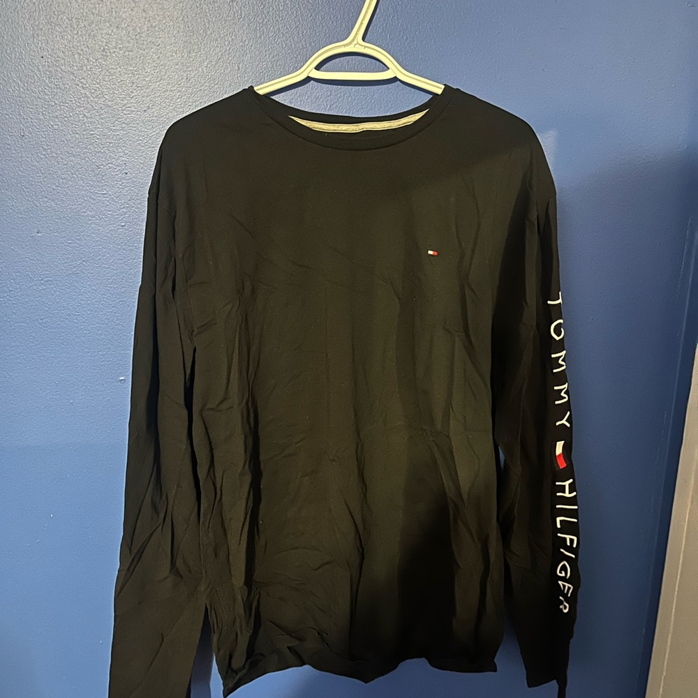 Tommy Hilfiger Black Long Sleeve Tee